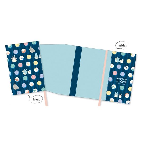 となりのトトロ ブックカバー おはじき柄