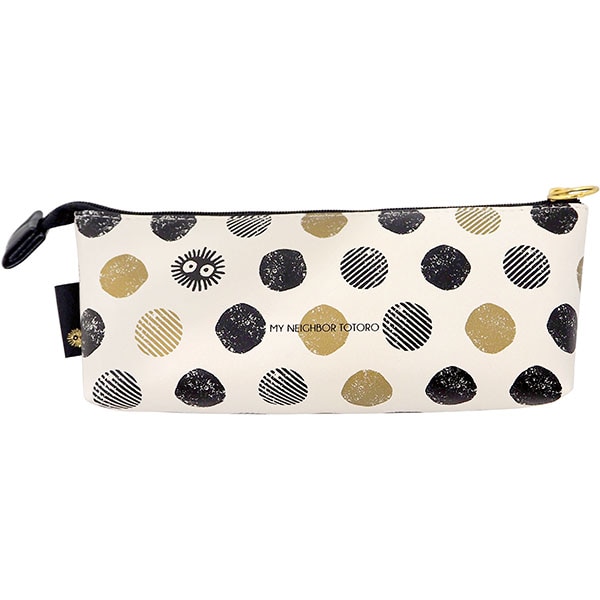 となりのトトロ 舟形ペンポーチ クロスケドット柄