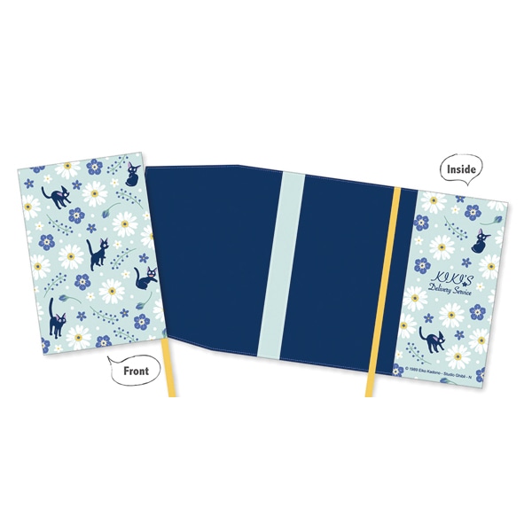 魔女の宅急便 ブックカバー フラワー柄