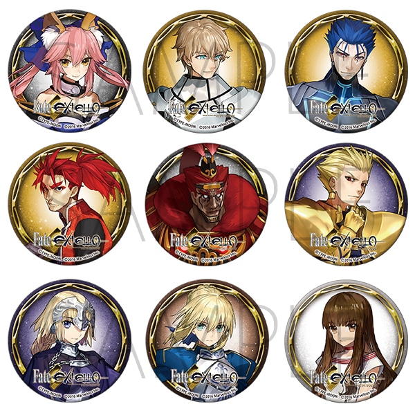 Fate/EXTELLA キャラバッジコレクションB