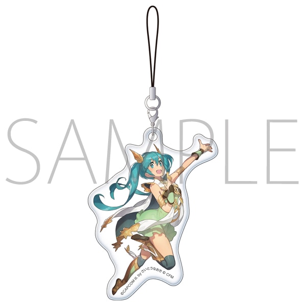 初音ミクシリーズ ふにふにストラップ モンハンFコラボ ミク