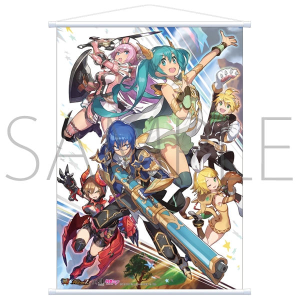 初音ミクシリーズ A2タペストリー モンハンFコラボ