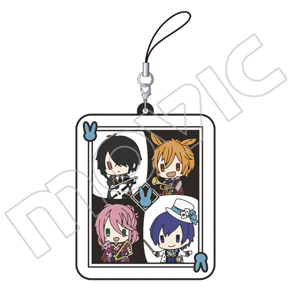 おとめいと&times;れんかいと ビッグラバーストラップ 白と黒のアリス&times;おとめいと&times;れんかいと A