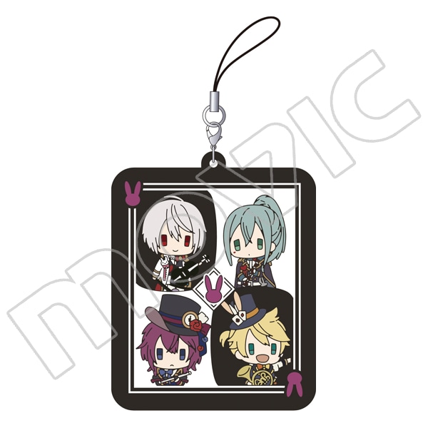 おとめいと&times;れんかいと ビッグラバーストラップ 白と黒のアリス&times;おとめいと&times;れんかいと B