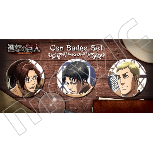 進撃の巨人 缶バッジセット B
