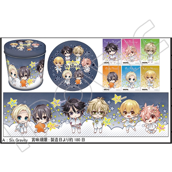 ツキウタ。 缶入りクッキー Six Gravity