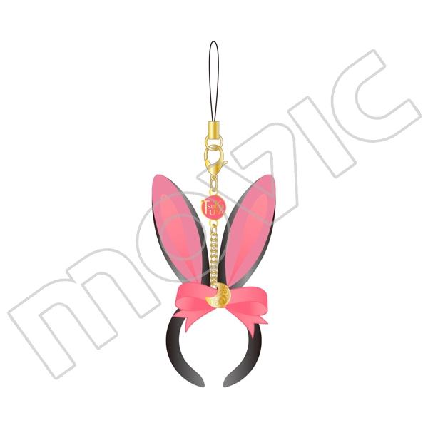 ツキウタ。 ウサ耳ストラップ 2月