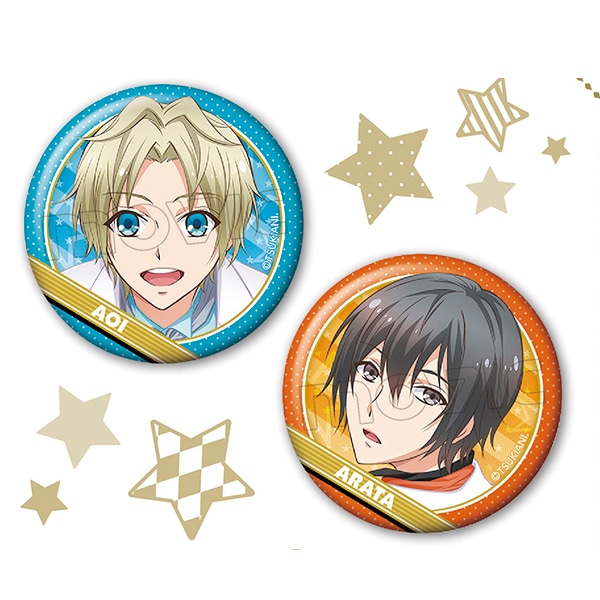 ツキウタ。缶バッジセット/新&葵