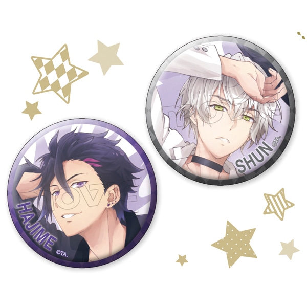 ツキウタ。缶バッジセット/始＆隼