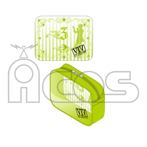 ツキウタ。クリアポーチ 弥生春