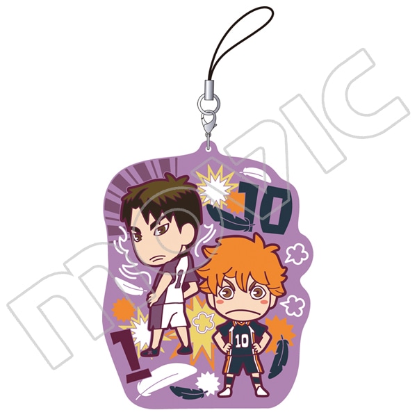 ハイキュー!! ラバーストラップ 牛島VS日向