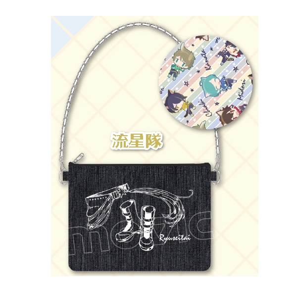 デニムクラッチバッグ/E:流星隊