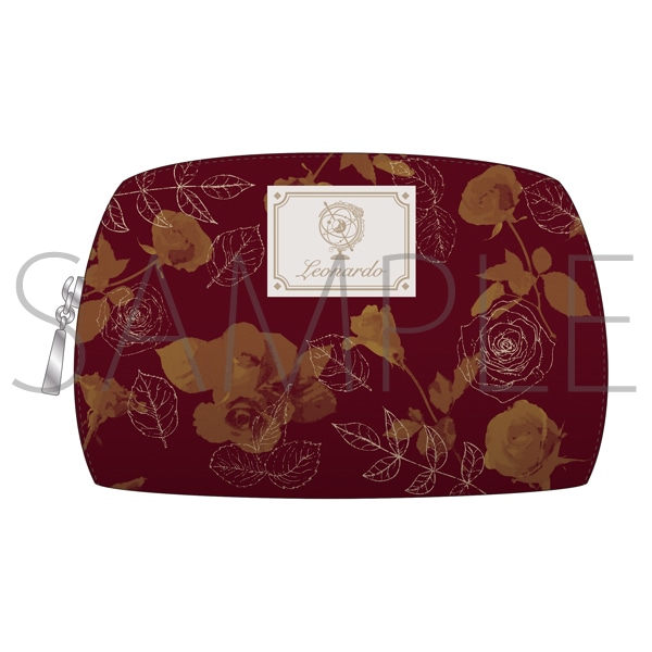 イケメンヴァンパイア◆偉人たちと恋の誘惑 缶バッジ付きポーチ レオナルド・ダ・ヴィンチ