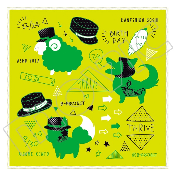 B-PROJECT ハンドタオル THRIVE