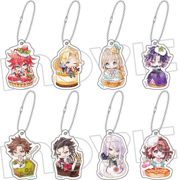 DAME&times;PRINCE アクリルキーホルダーコレクション～スイーツコレクション～