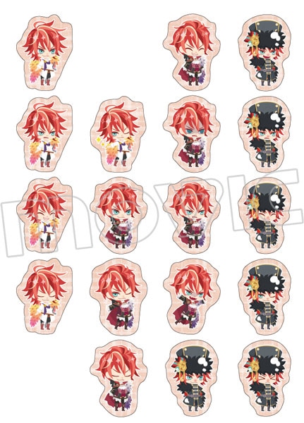 DAME&times;PRINCE フレークシール/A:ナレク