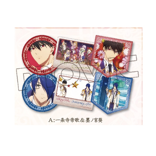 マジきゅんっ!ルネッサンス ステッカーセット/A:一条寺帝歌&墨ノ宮葵