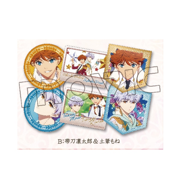 マジきゅんっ!ルネッサンス ステッカーセット/B:帯刀凛太郎&土筆もね