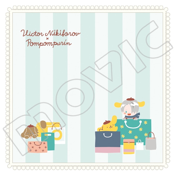 ユーリ!!! on ICE ユーリ&times;サンリオ ハンドタオル ヴィクトル