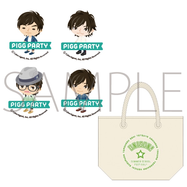 サマートートバッグ&times;缶バッジ