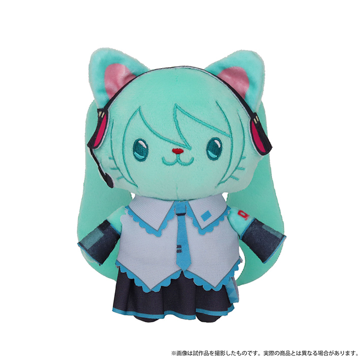 withCATアイマスク付きぬいぐるみキーホルダー 初音ミク