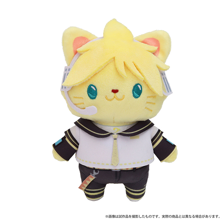 withCATアイマスク付きぬいぐるみキーホルダー 鏡音レン