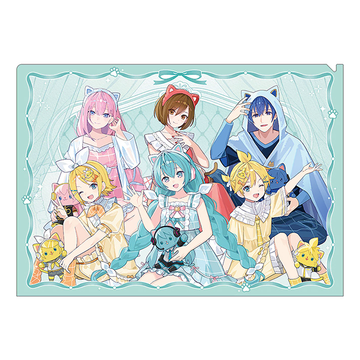 withCATクリアファイル