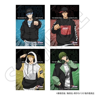 イラストシートセットA 黒子・火神・黄瀬・緑間(4枚入り)