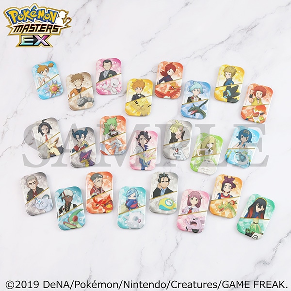 ポケモンマスターズ EX』 スクエア缶バッジ／ゼイユ＆ヤバソチャ