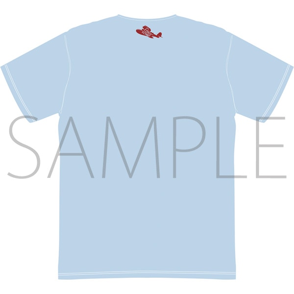 ジブリの立体造型物展 紅の豚 Tシャツ ポルコ XL（ライトブルー