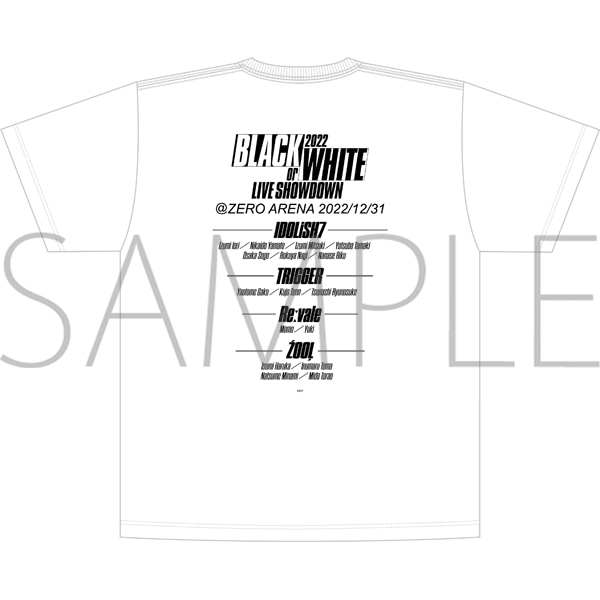 再販分】アイドリッシュセブン（原作版） Tシャツ フリーサイズ BLACK