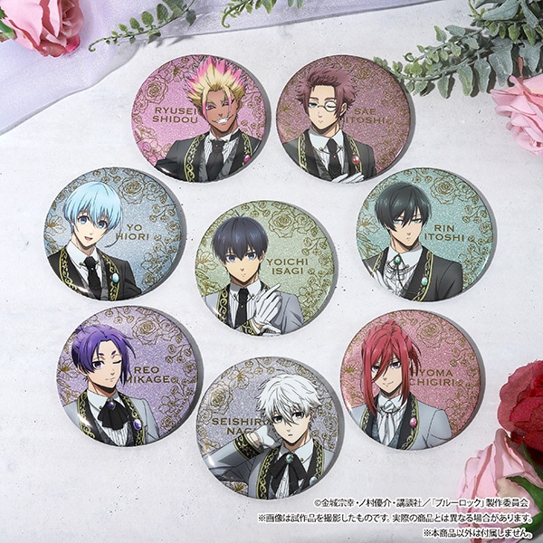 ブルーロック2期 グリッター缶バッジ／士道 龍聖 執事: バッジ