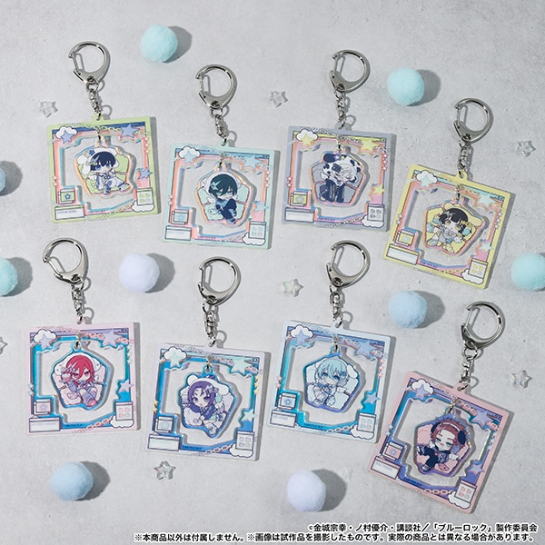 ブルーロック2期 ゆらゆらアクリルキーホルダー／御影 玲王 ぱすてるぽ