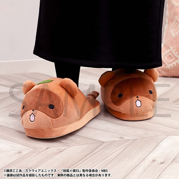 妖狐×僕SS ぬいぐるみスリッパ／渡狸【受注生産商品】: ファッション