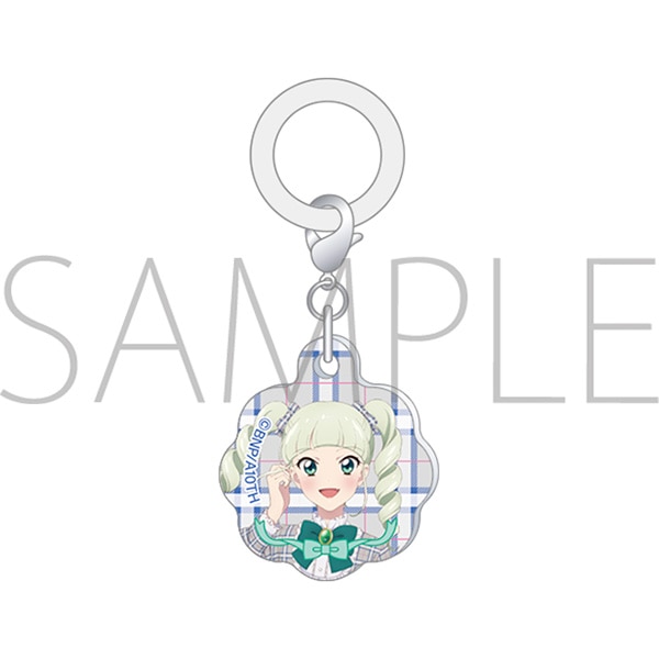 アイカツ！ アクリルチャーム付き巾着／-Cute Check Style ver.- 藤堂