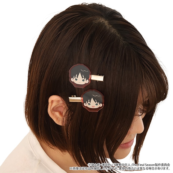 進撃の巨人 アクリルヘアクリップ／リヴァイ: ファッション