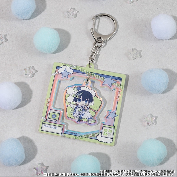 Moon ゆらゆらアクリルキーホルダー 4点セット ラブデリック ブルーロック2期 ゆらゆらアクリルキーホルダー／千切 豹馬 ぱすてるぽ