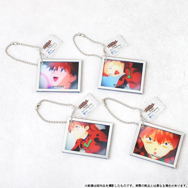 エヴァンゲリオン アクリルキーホルダー4個セット/キャラ連続予告(惣流