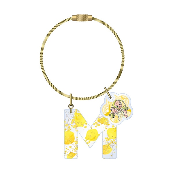 フラワーアクリルキーホルダー〈ももこ〉
