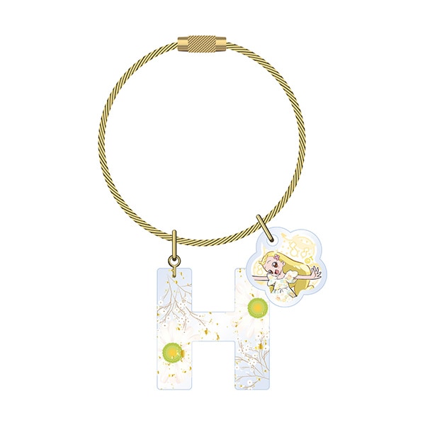 フラワーアクリルキーホルダー〈ハナ〉