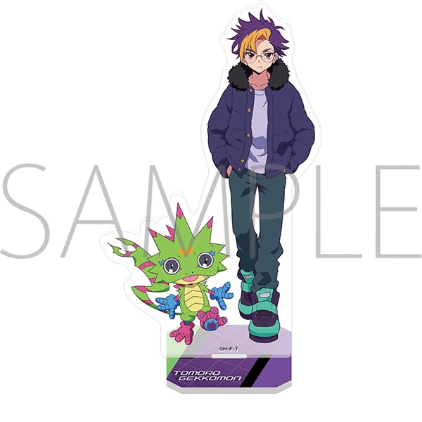 DIGIMON BEATBREAK アクリルスタンド／天馬トモロウ＆ゲッコーモン