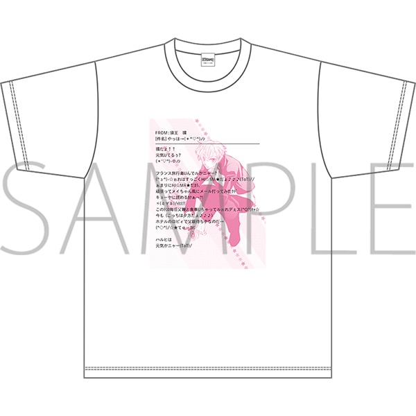桜蘭高校ホスト部 須王環 メル画 キーホルダー　Tシャツ 桜蘭高校ホスト部 環のメル画Tシャツ／環だょ↑↑: ファッション