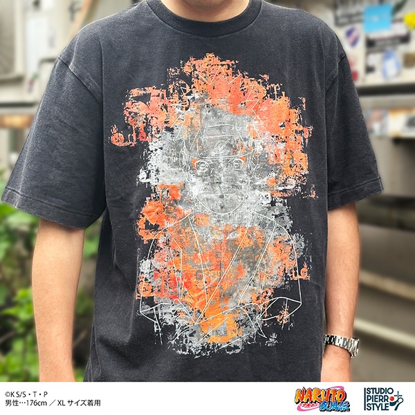 NARUTO-ナルト- 疾風伝 スタジオぴえろスタイル ヴィンテージ風Tシャツ