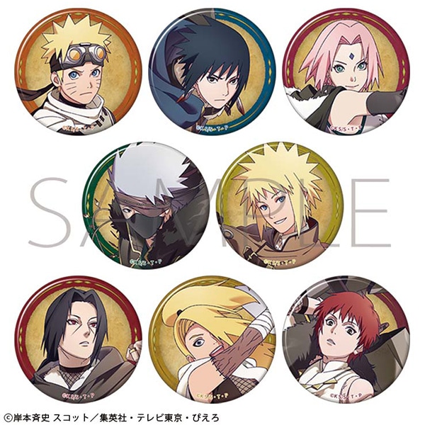 NARUTO うずまきナルト 忍伝冒険譚 缶バッジ オーロラアートコレクション NARUTO－ナルト－ 疾風伝 キャラバッジコレクション／忍伝冒険譚