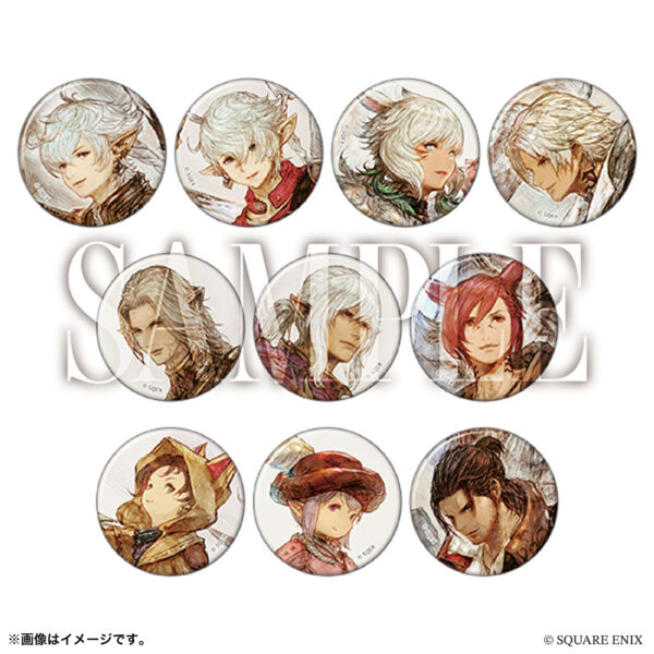 光の戦士の軌跡展　バッジコレクション（全10種）