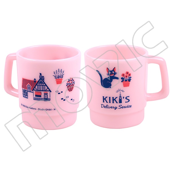 魔女の宅急便 コップ型ペン立て コリコでお散歩柄