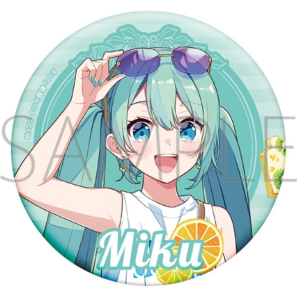 初音ミクシリーズ 缶バッジ／初音ミク 夏コーデ: バッジ｜ムービック