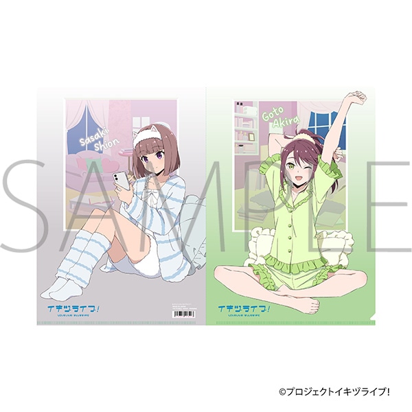 イキヅライブ！ LOVELIVE! BLUEBIRD クリアファイル／五桐 玲・佐々木
