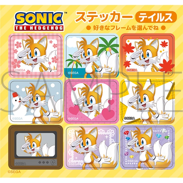 テイルズオブシリーズ シールマウスパッド&ミニタオルセット ソニック ステッカー テイルス: ステッカー｜ムービック（movic）
