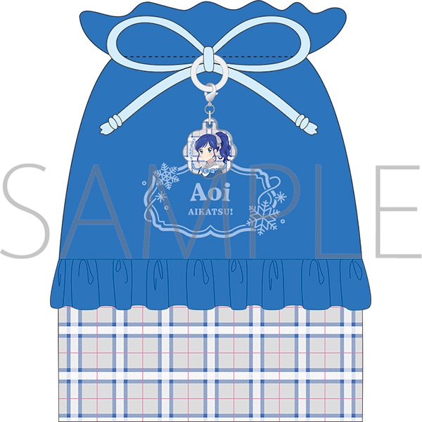 アイカツ！ アクリルチャーム付き巾着／-Cute Check Style ver.- 霧矢